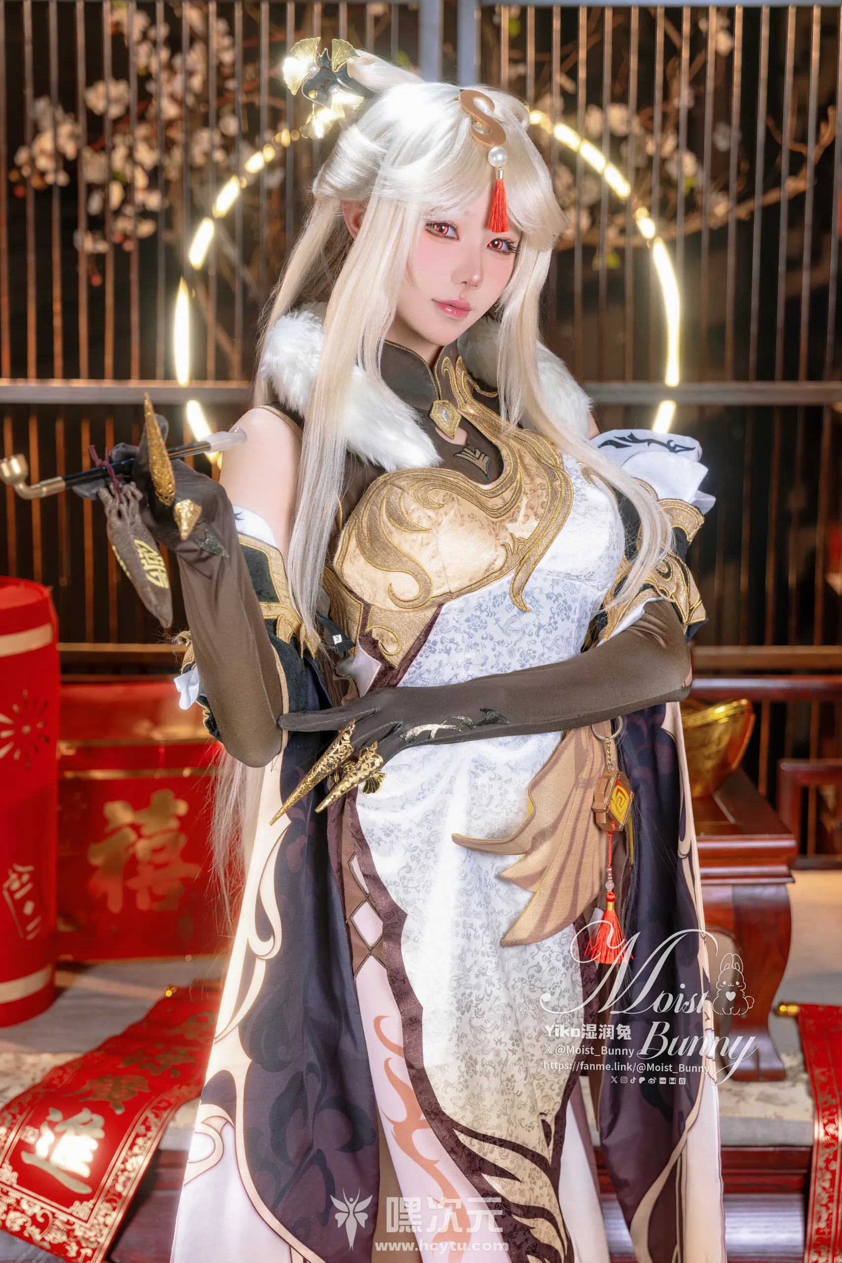 Yiko湿润兔 2月作品 金蛇来财 凝光贺岁-嘿次元
