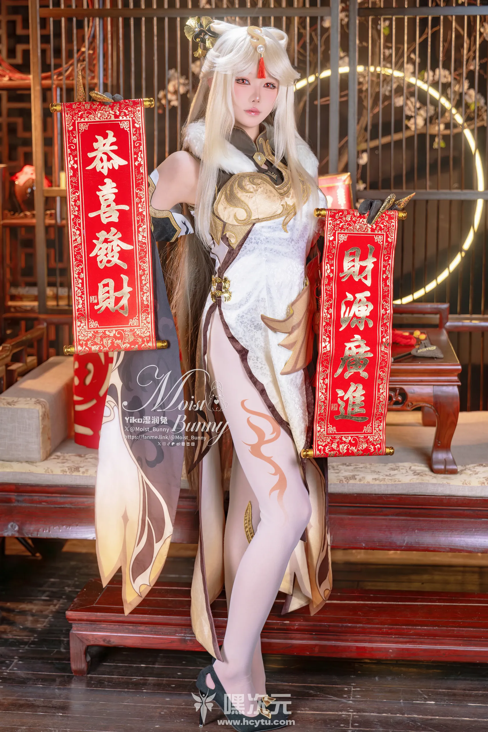 Yiko湿润兔 2月作品 金蛇来财 凝光贺岁
