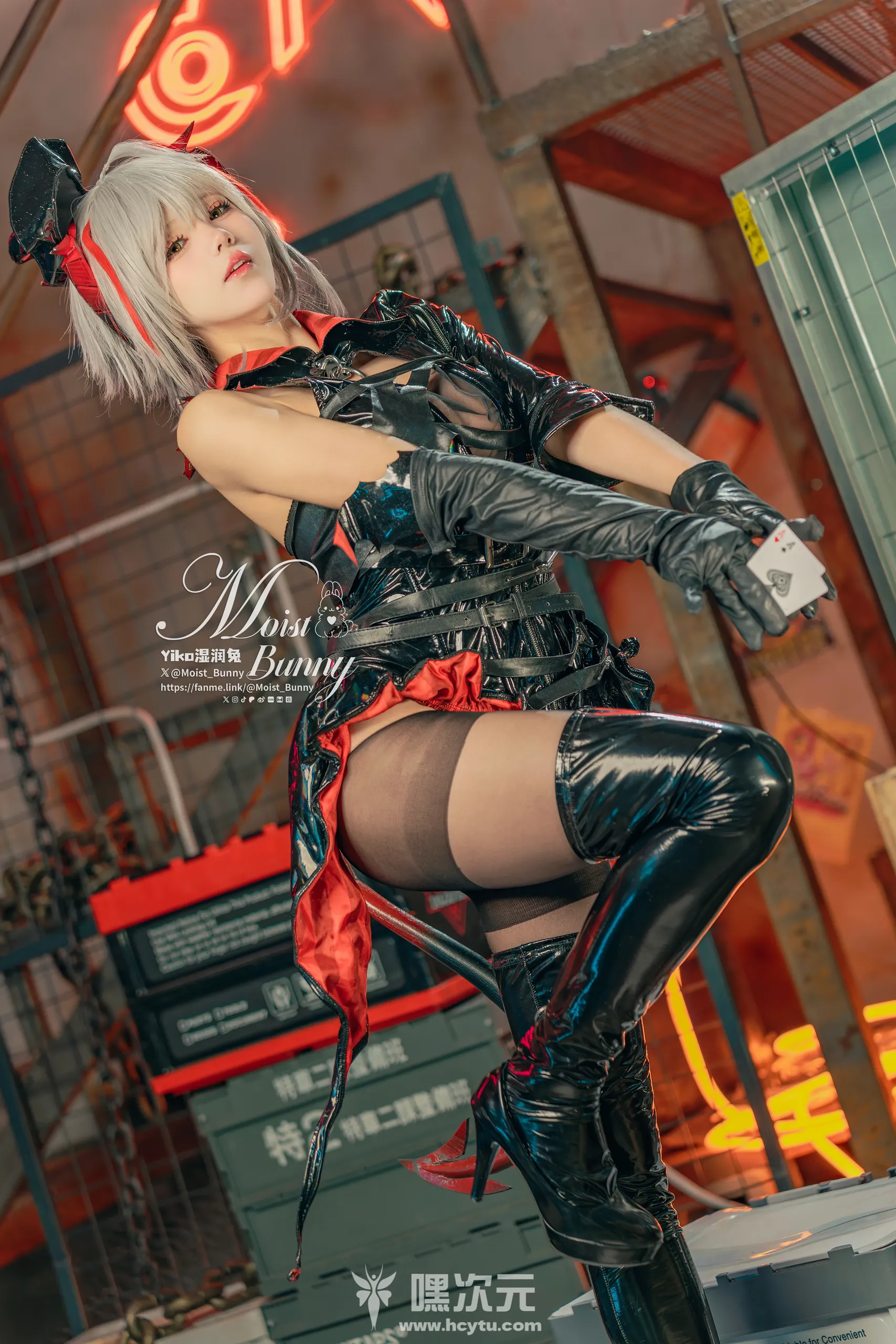 Yiko湿润兔 2月作品 愚夜密函-W写真图片-嘿次元