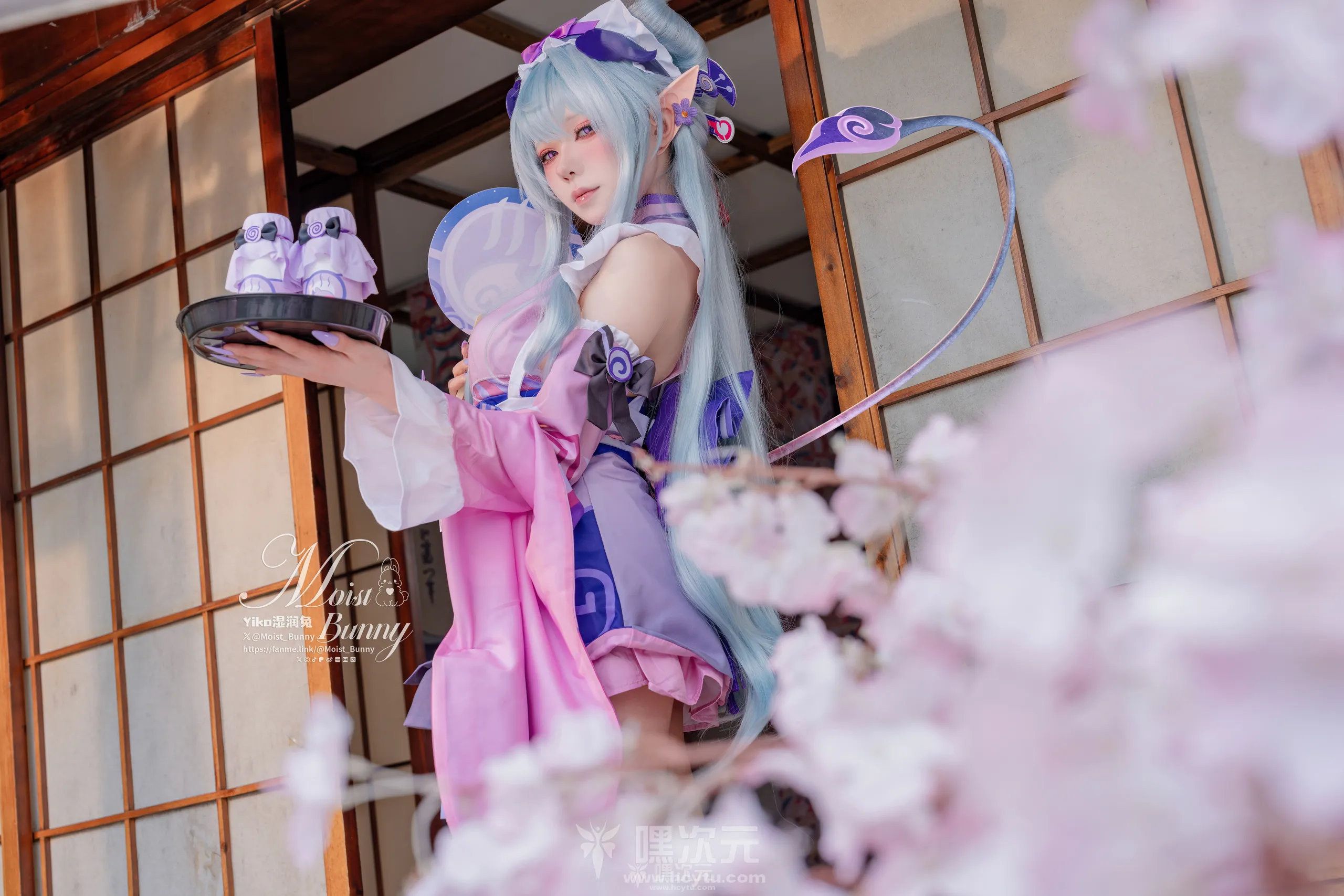 Yiko湿润兔 5月作品 浮枕朝颜-梦见月瑞希 红昭愿-嘿次元