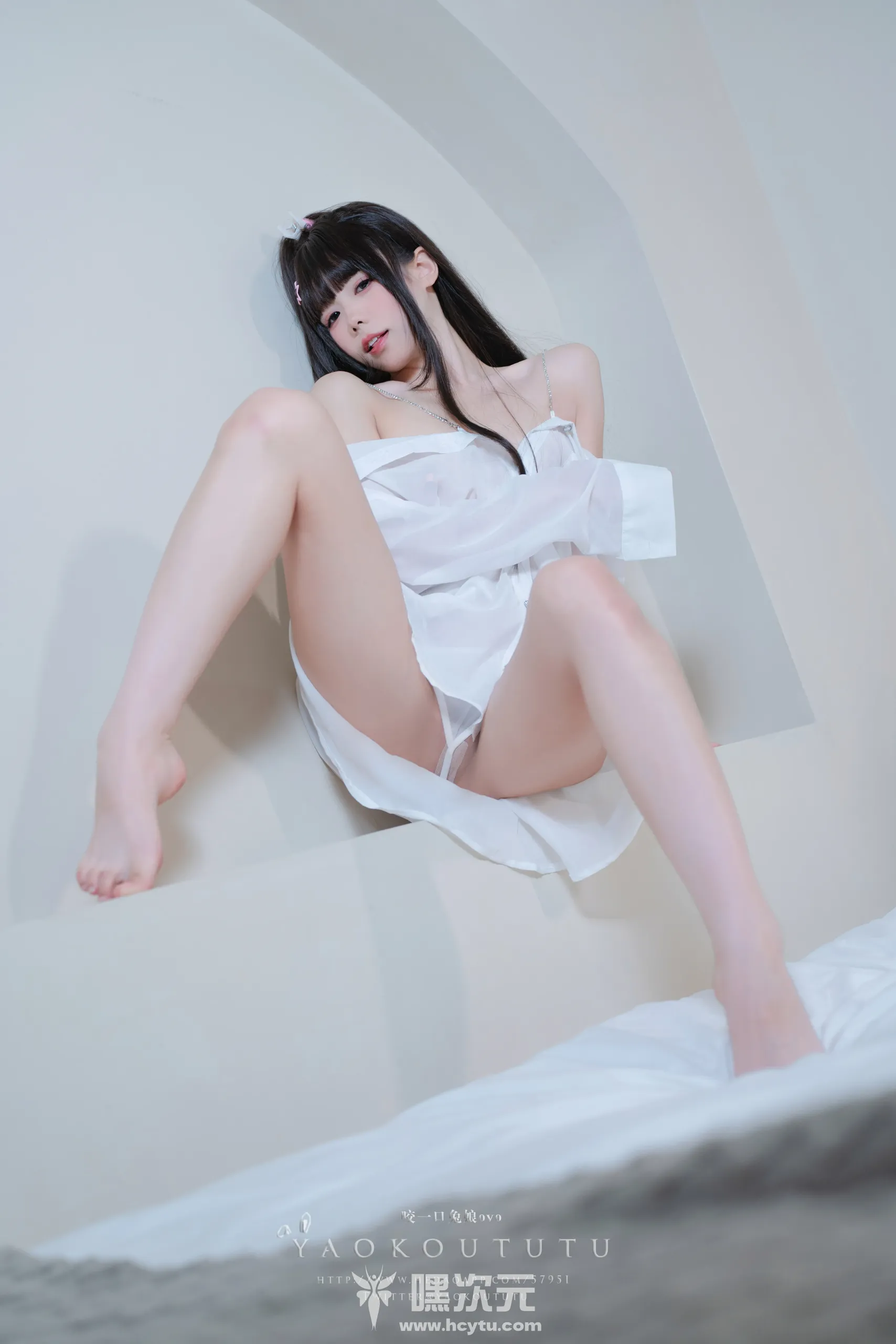 黏黏团子兔 男友衬衣 美女 - 嘿次元 图3
