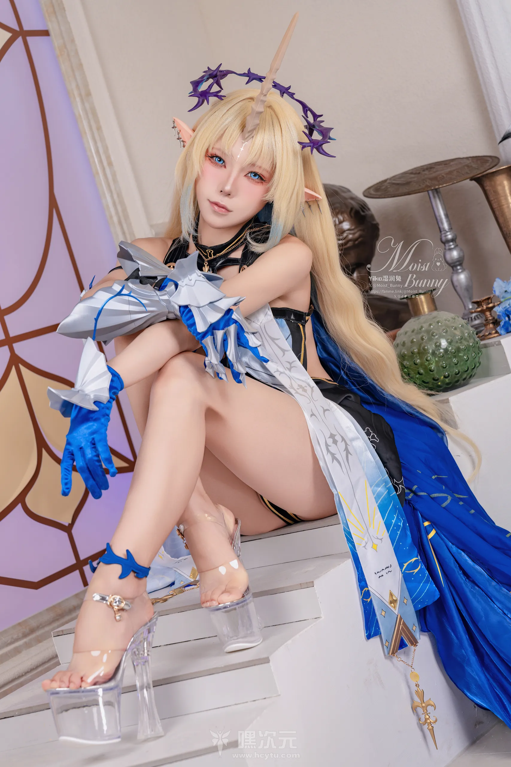 黏黏团子兔 芙露德莉斯cos写真下载 绝美鸣潮精灵全套资源2025年08月作品 - 嘿次元 图5