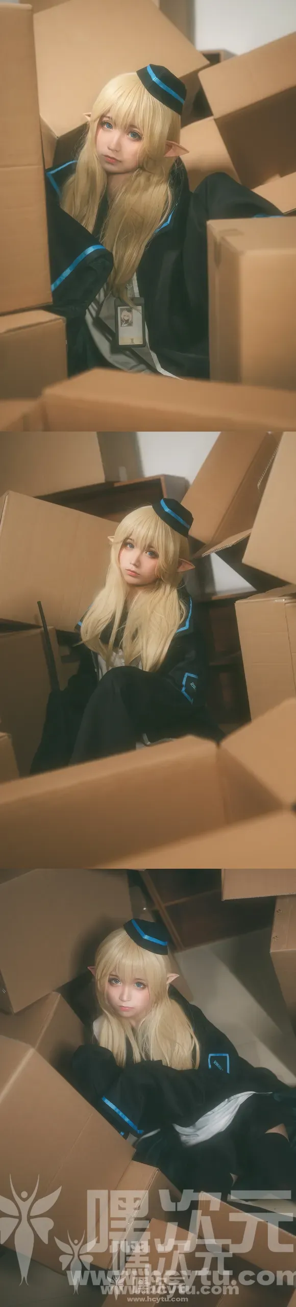 蠢沫沫《杜林Cosplay》 – 纸箱角落里的可爱JK少女免费在线观看