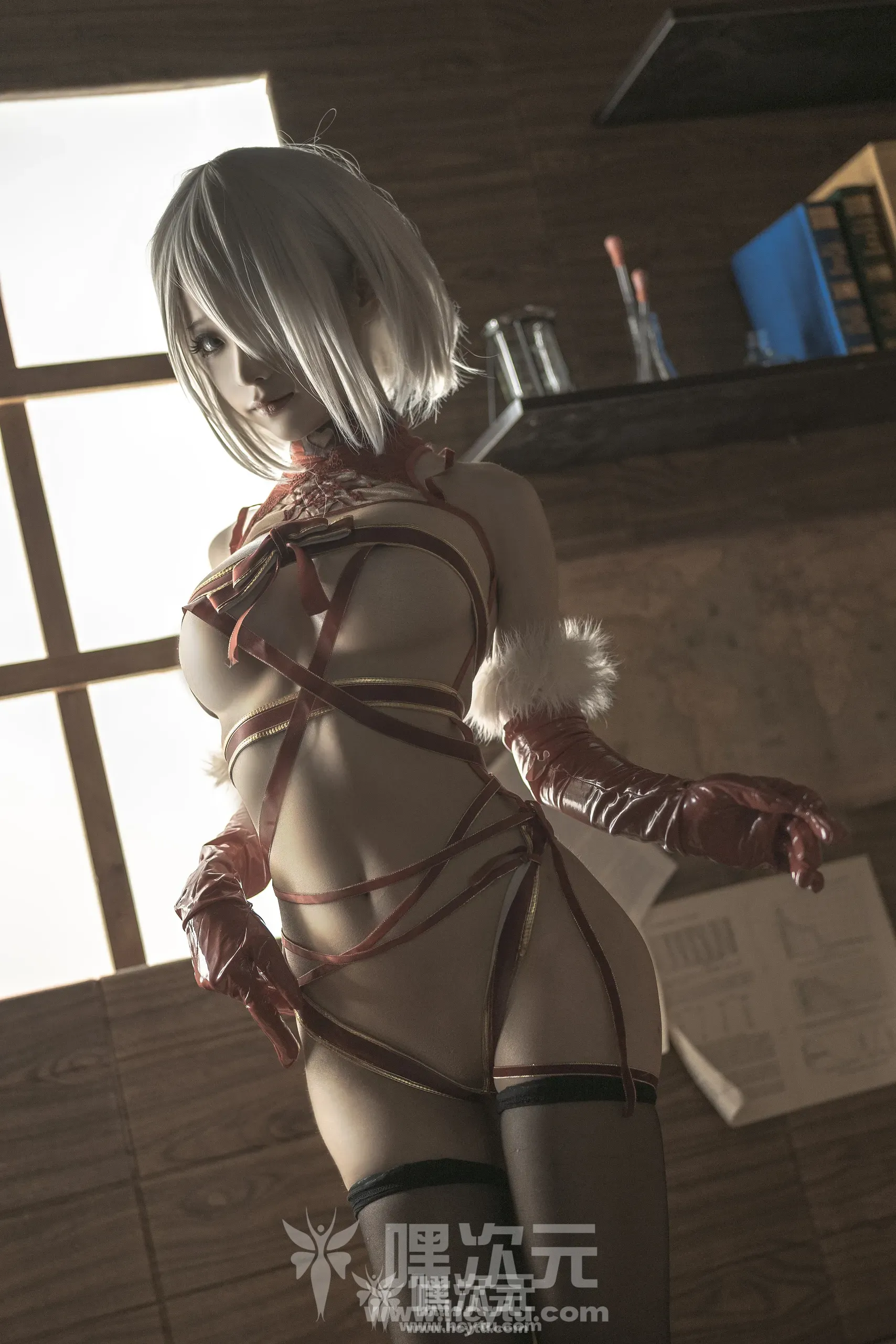 蠢沫沫 2B-圣诞 美女写真图片欣赏