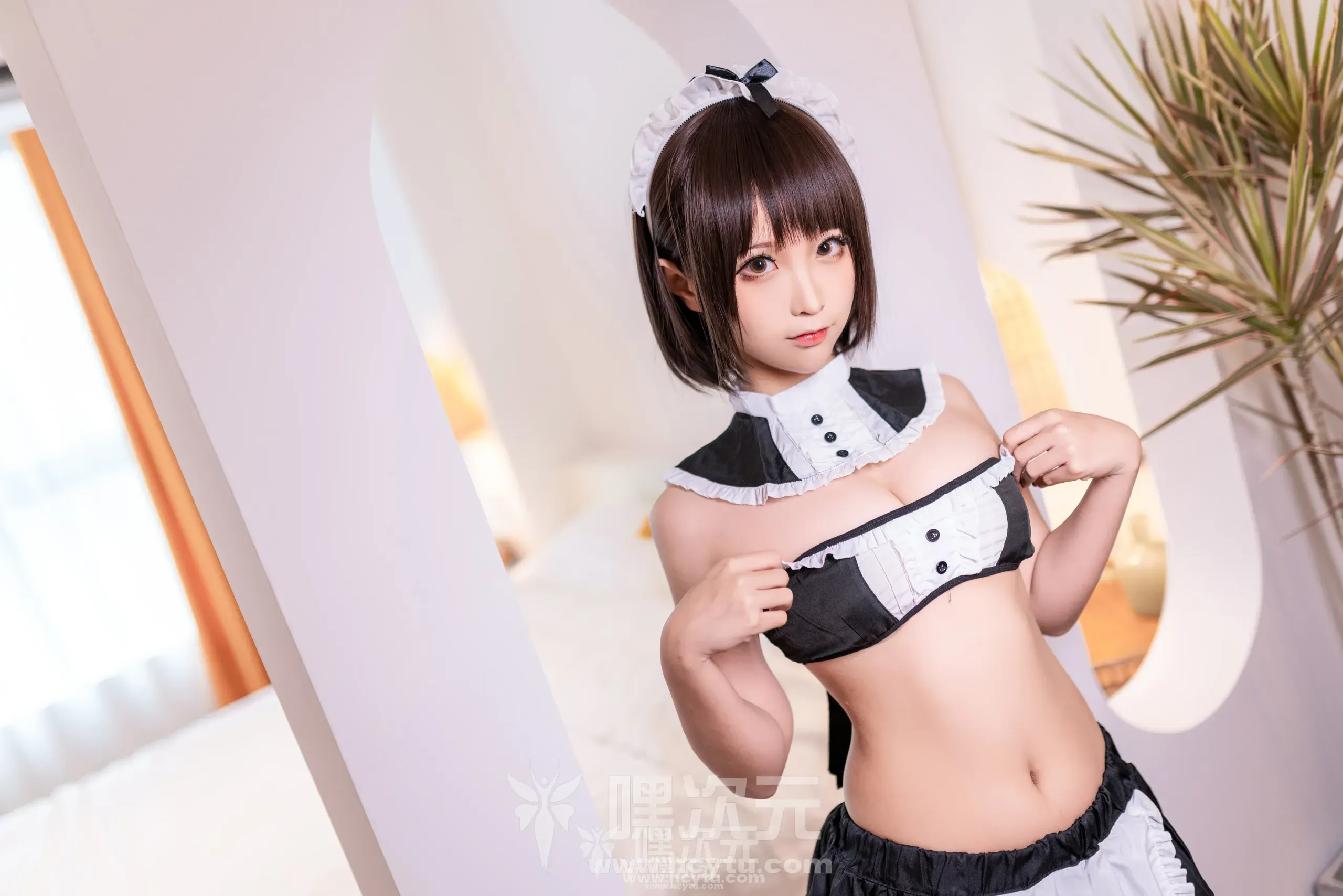 蠢沫沫 NO.167 沫沫真爱版 撩汉女仆写真图片-嘿次元