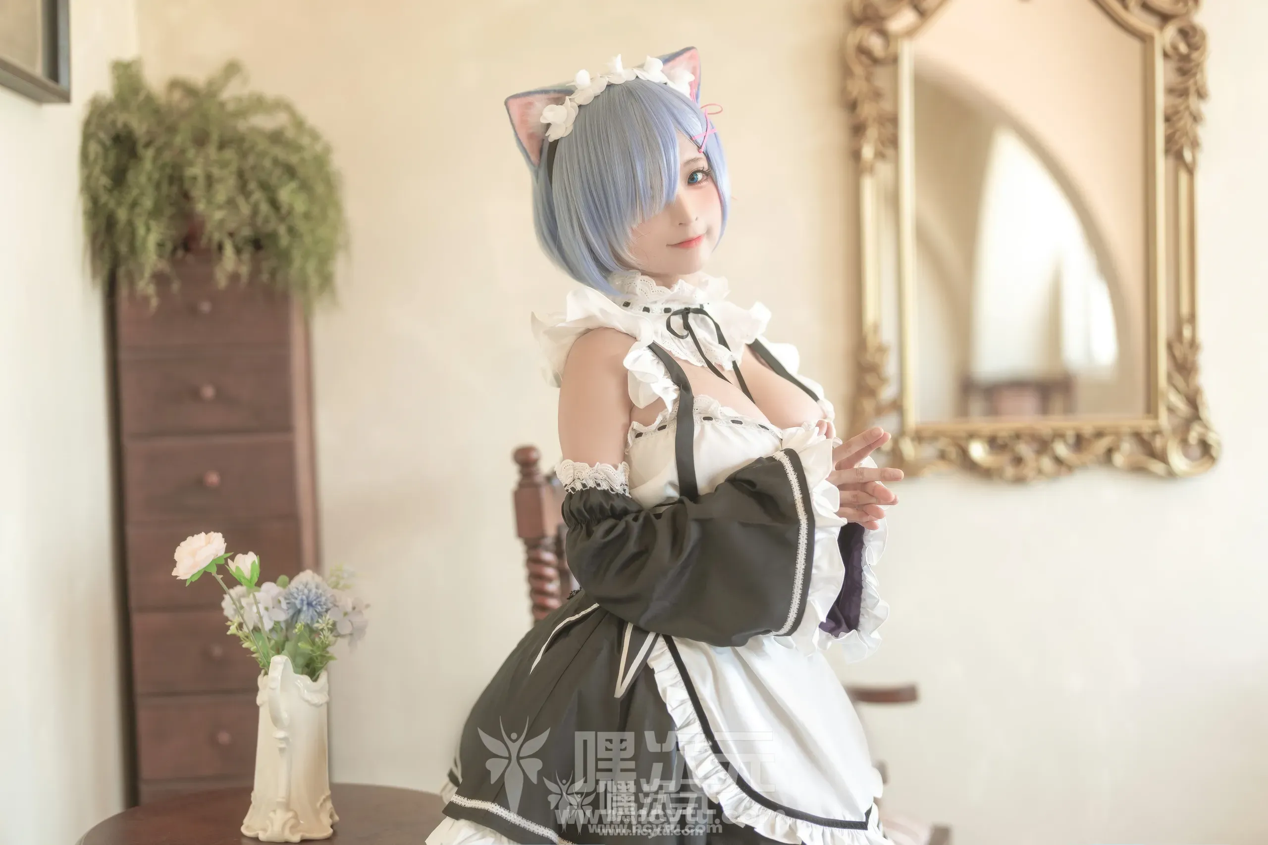 蠢沫沫 – 猫耳雷姆写真图片 - 蠢沫沫 – 猫耳雷姆写真图片欣赏