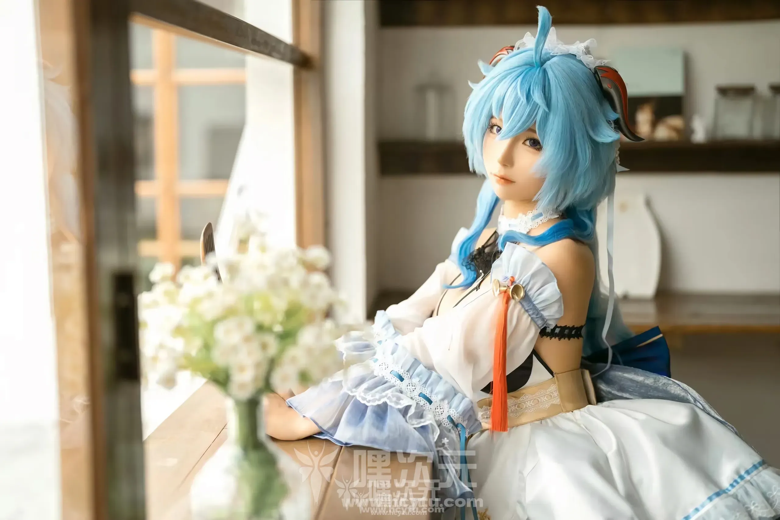 蠢沫沫 甘雨女仆 美女写真图片欣赏