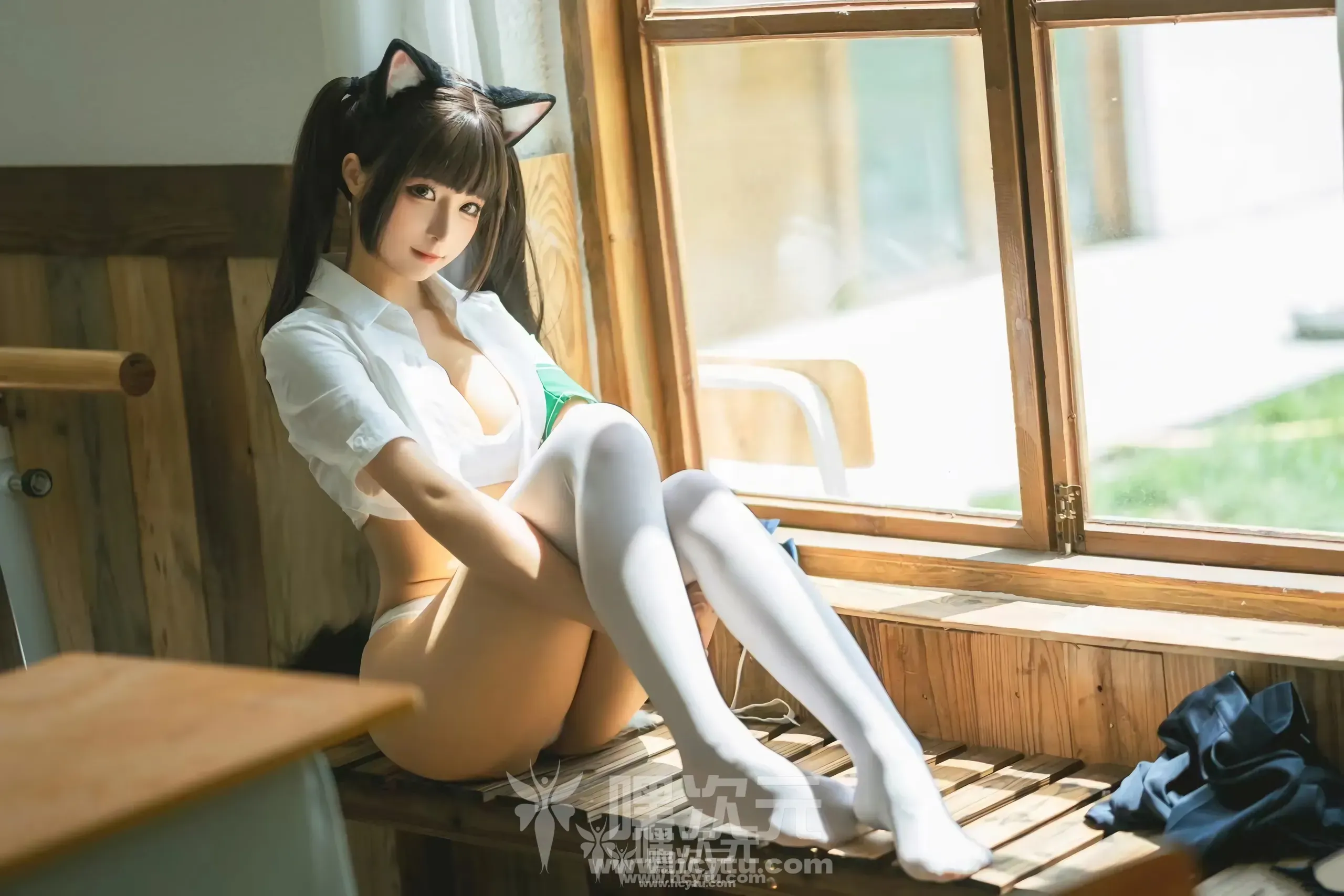 蠢沫沫 关于我学妹是个猫娘这件事 美女写真图片欣赏