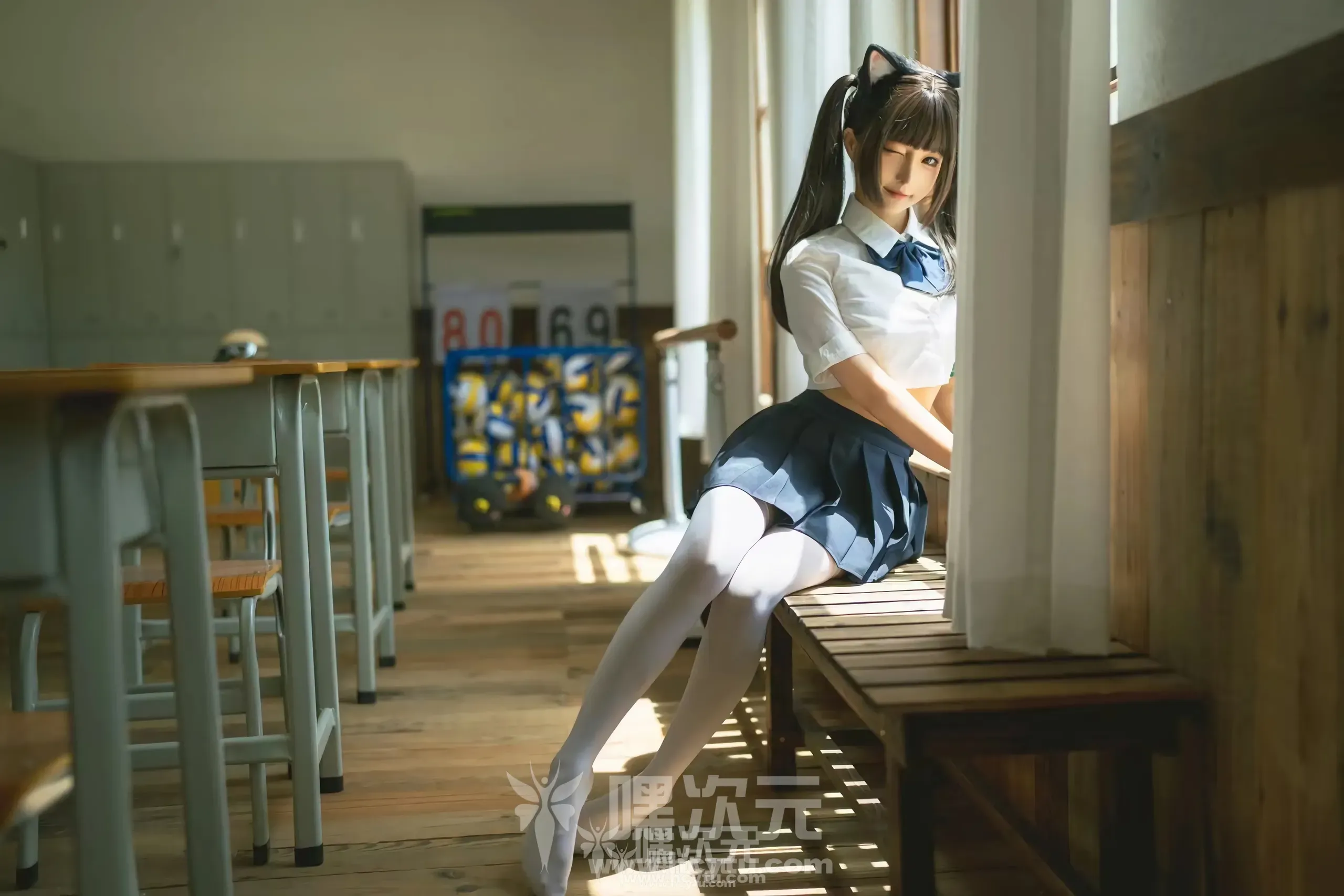 蠢沫沫 关于我学妹是个猫娘这件事 美女写真图片欣赏