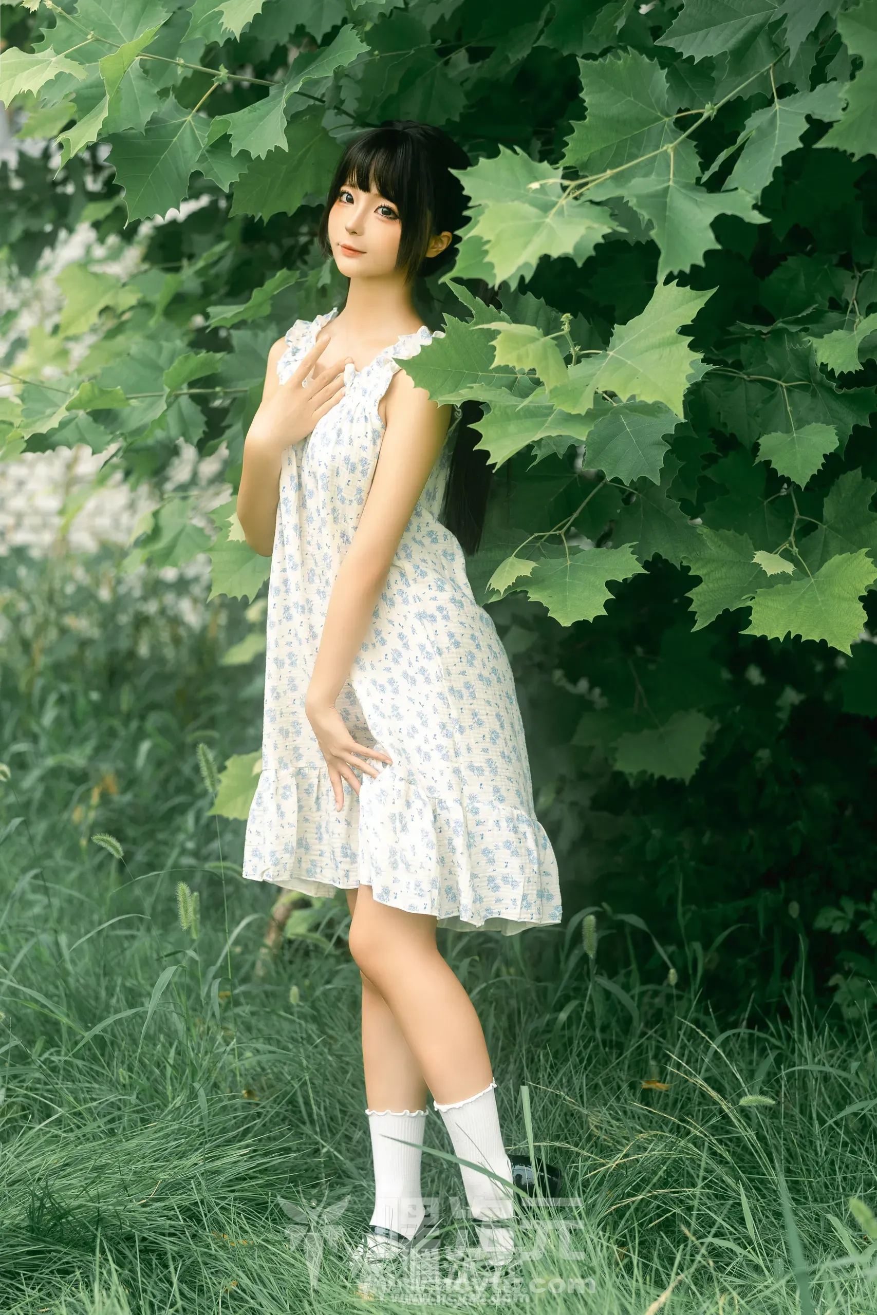 蠢沫沫 木箱 美女写真图片-嘿次元