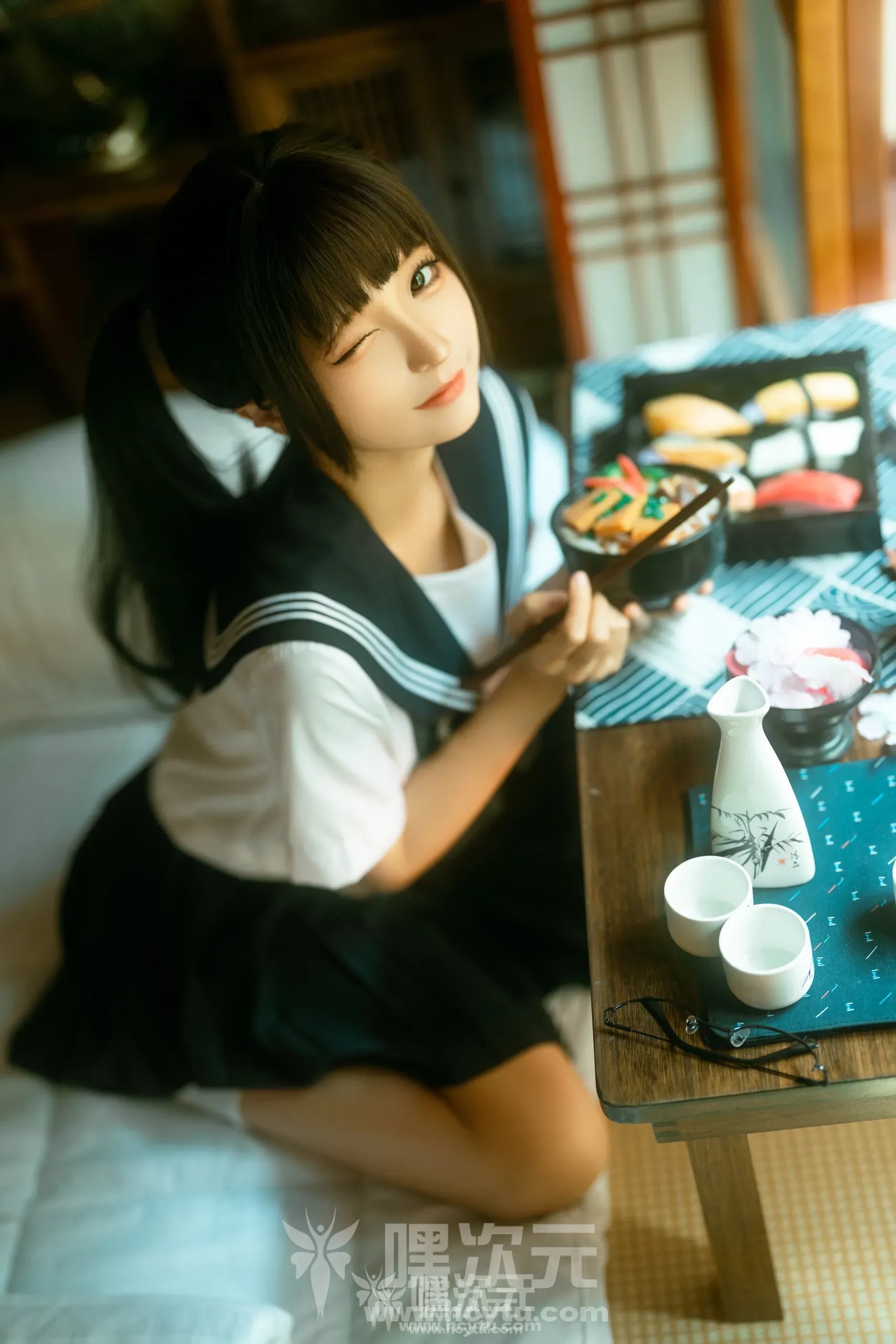 蠢沫沫 居家学妹 美女写真图片欣赏