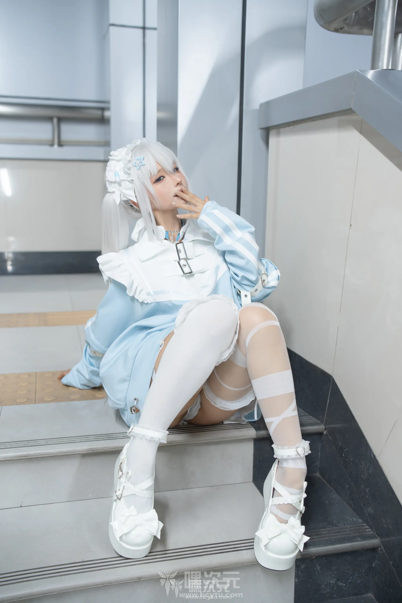 蠢沫沫《水色》 – 堕落的都市少女最新图片 - 嘿次元 图8